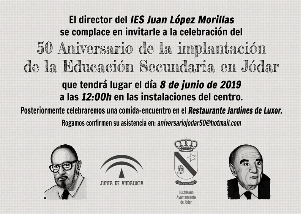 Libro del cincuentenario del bachillerato en Jódar