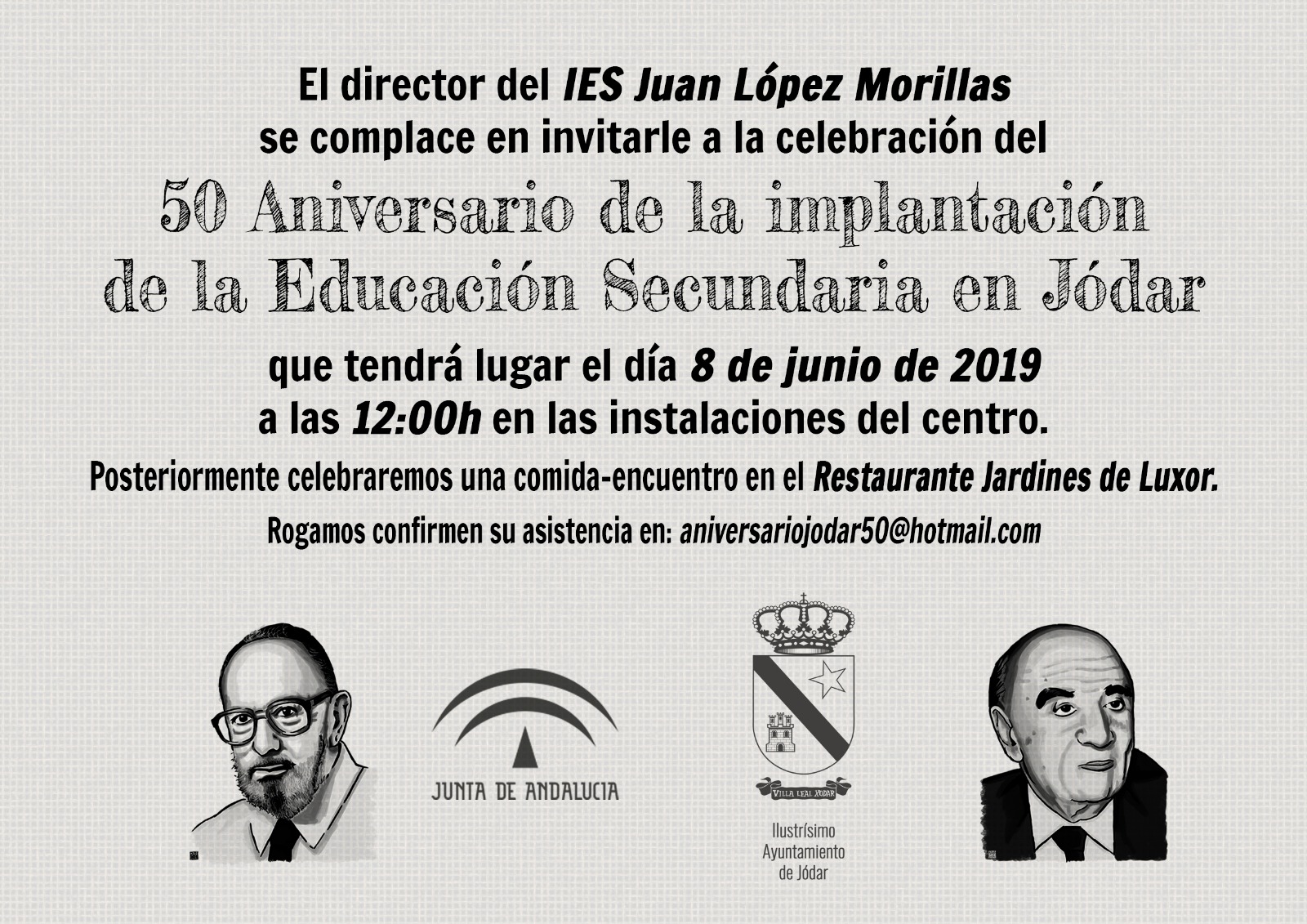 Comida 50 Aniversario Bachillerato en Jódar