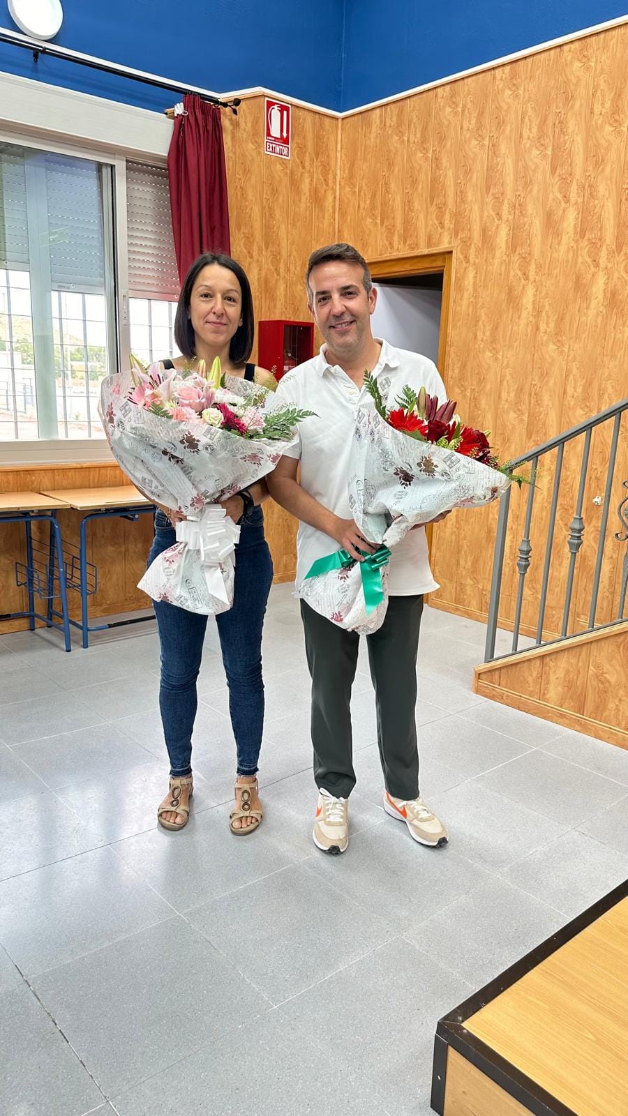 Despedida a Javi Cabello y Mamen García