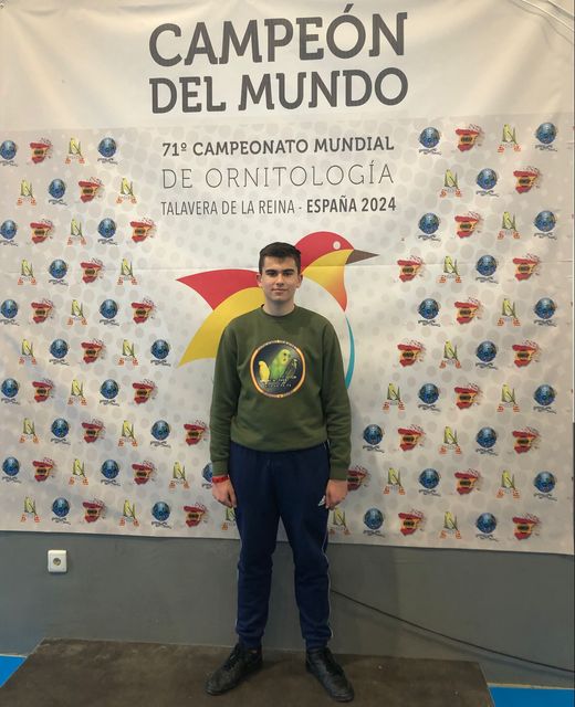 Juan Ibarra Campeón del Mundo de Ornitología