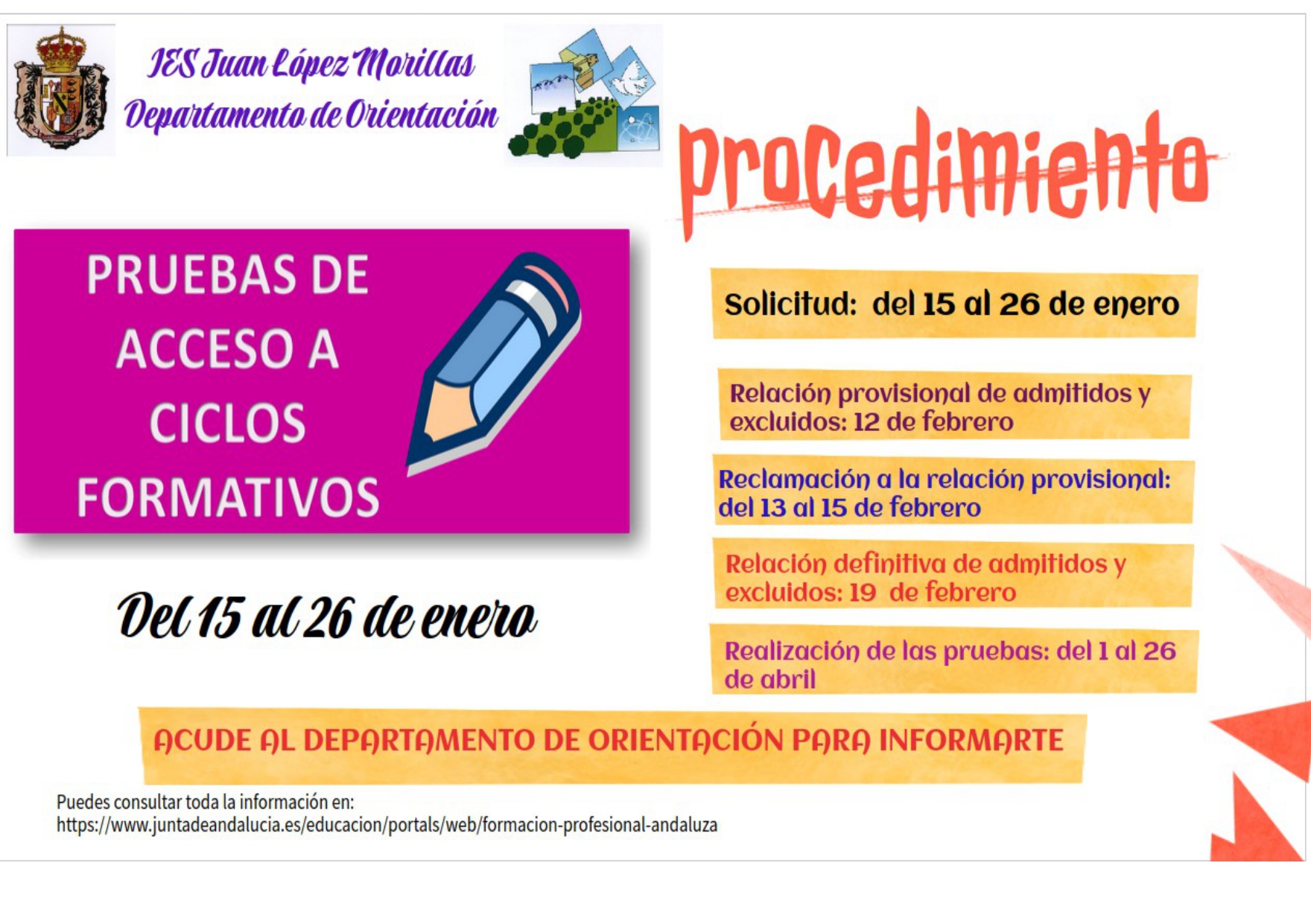 Pruebas Acceso Ciclos Formativos