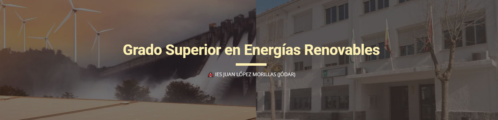 Ciclo Formativo de Grado Superior en Energías Renovables